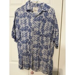 Tasso Elba Men's Short Sleeve Shirt Size Large